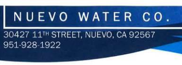 Nuevo Water Company